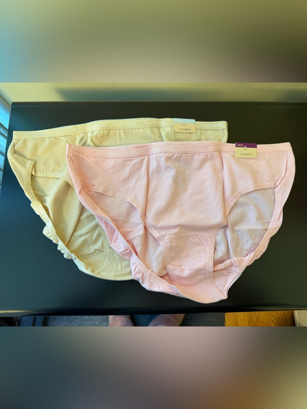 2 - Cacique Cotton Hipster Panty 14/16 NWT